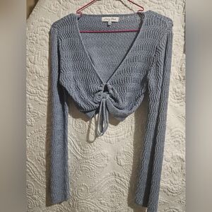 Blue Tie up Top Dollskill